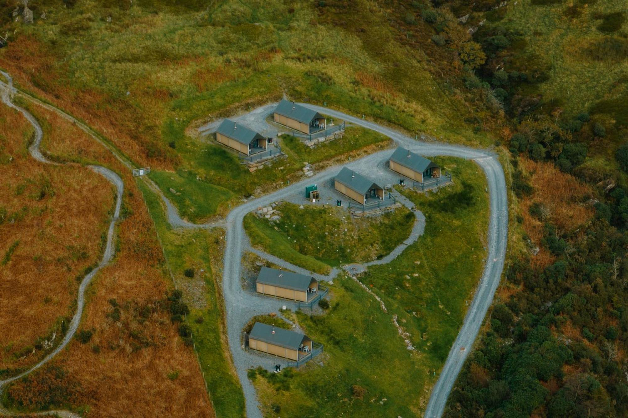 Hotel Llechwedd Glamping Blaenau Ffestiniog Exterior foto